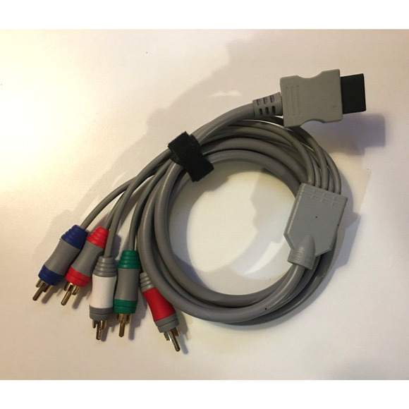 6FT HD TV Component RCA Audio Video AV Cable Cord Plug for Nintendo Wii U / Wii - Picture 1 of 3
